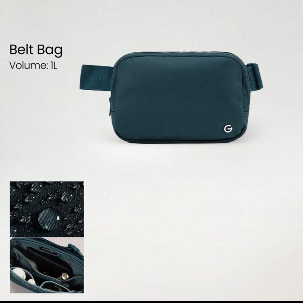 Elegant Deep Green Crossbody/Belt Bag